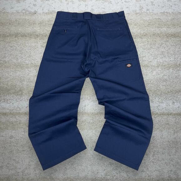 Dickies Other - Vintage Y2K Dickies Khakis Pants 38x30 Loose Fit Navy Blue Flat Front Essential